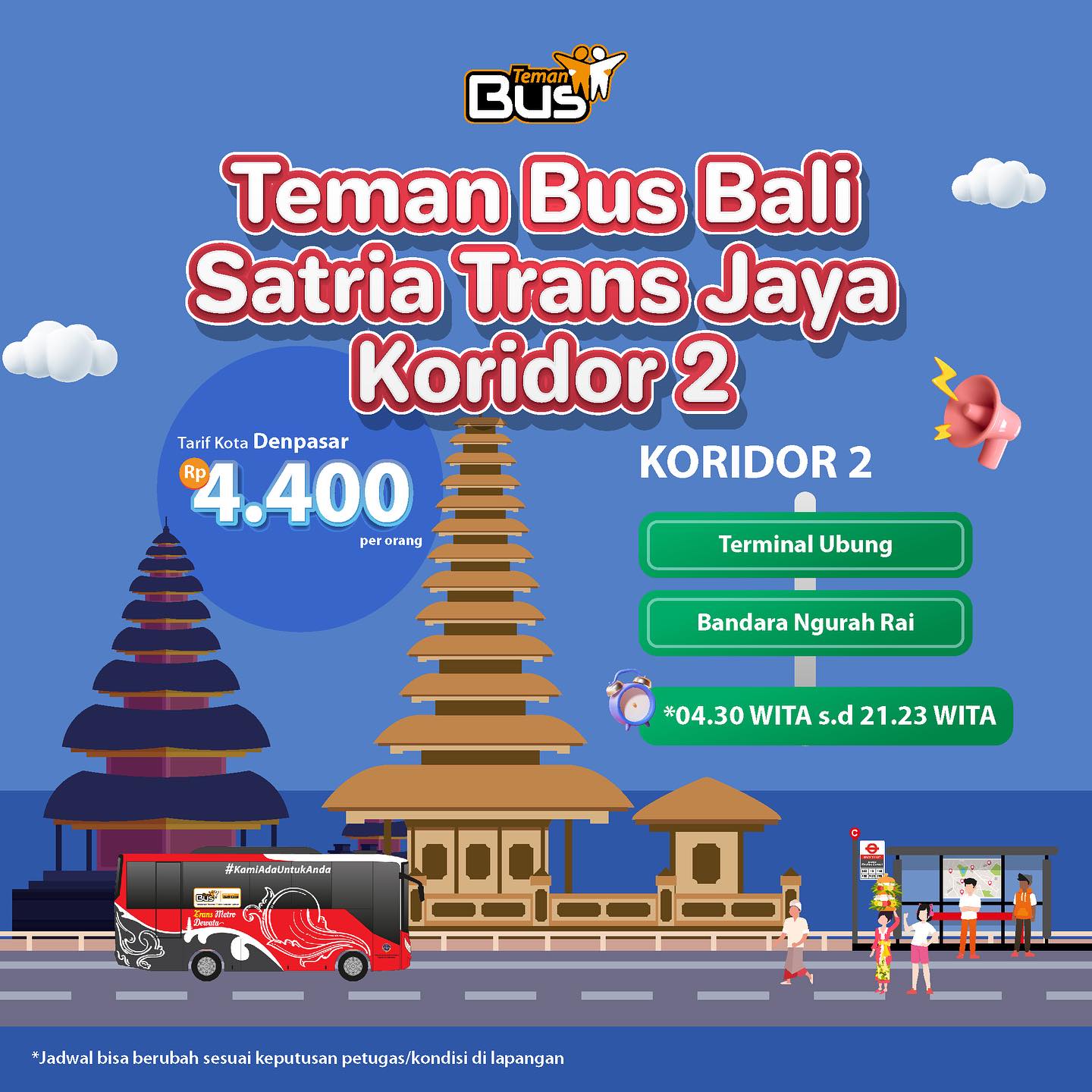 Servizio di bus tra l'aeroporto di Bali e denpasar
